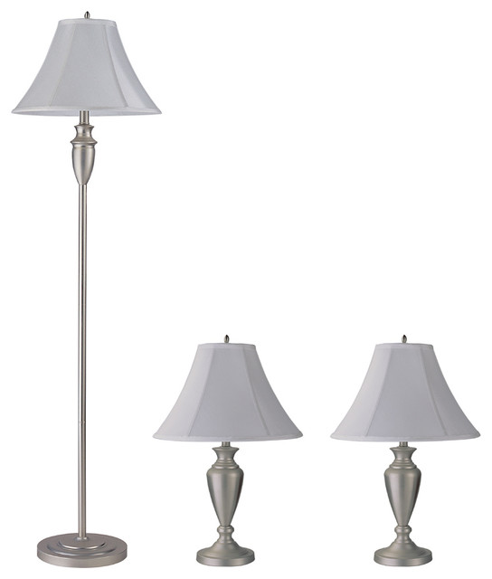 Z Lite 3P21 4 Pack - 1 Floor Lamp and 2 Table Lamps