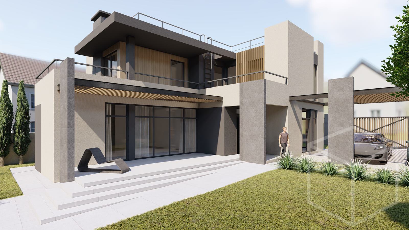 Уютный дом для молодой семьи в современном стиле