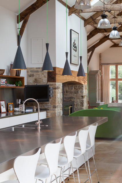 Converted Barn in Somerset landhausstil-kueche