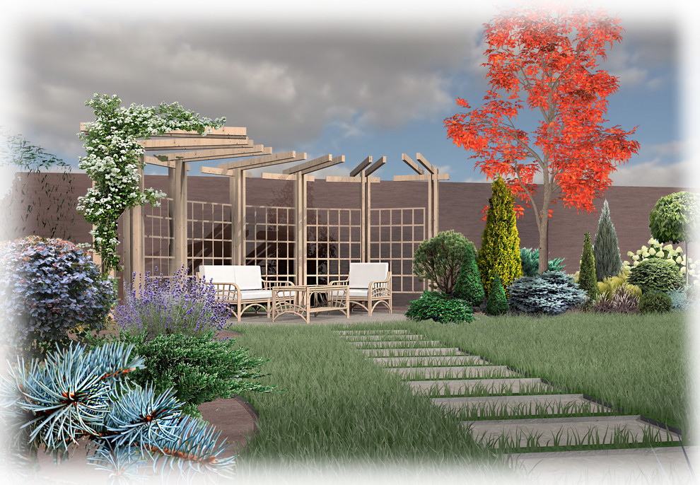 Ландшафтный дизайн ул.Трамплинная, Калуга