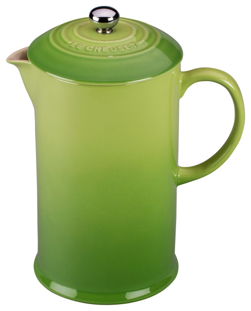 Le Creuset Stoneware 27 Oz. French Press Coffee Maker Traditional