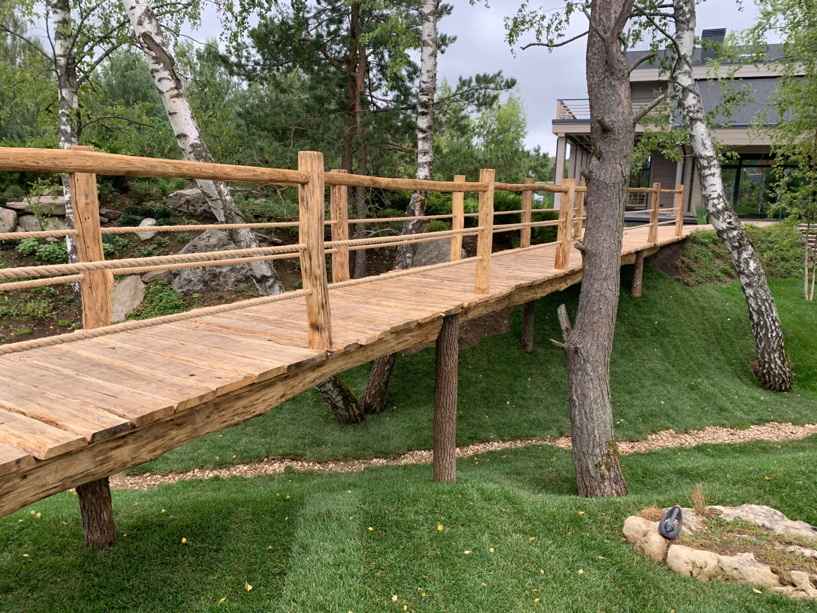 Проект сада с водоемом