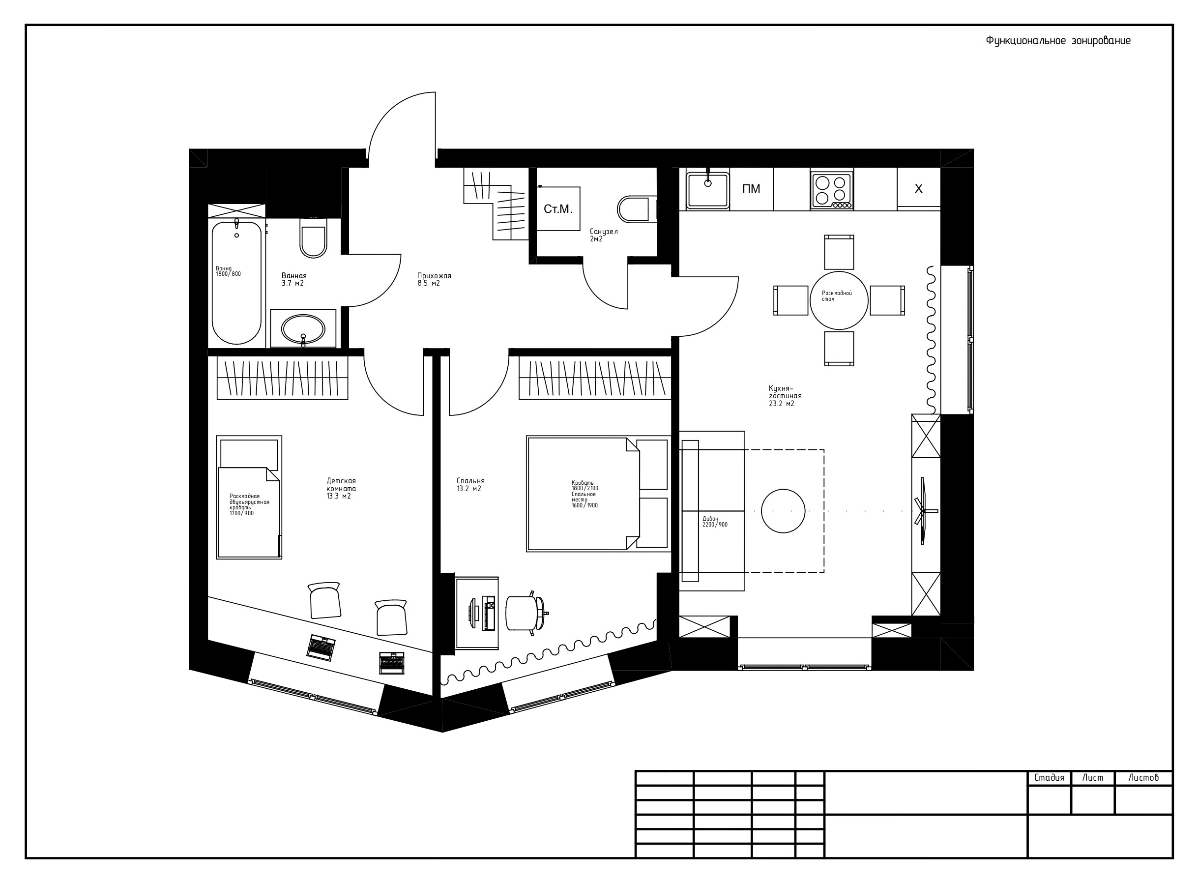 Houzz тур: 64 кв.м — квартира в цветах блога хозяйки | Houzz Россия