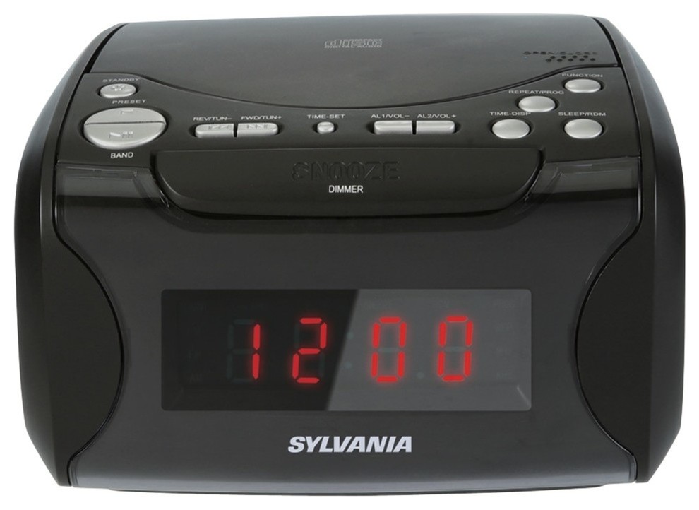 USB Charging CD Clock Radio