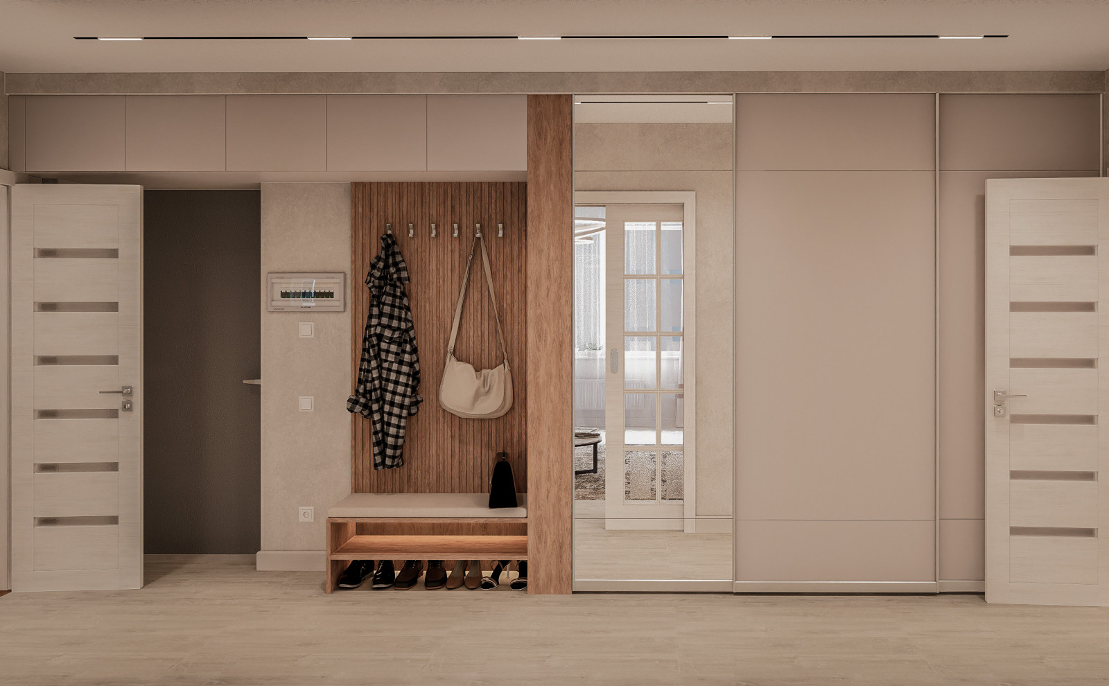 Дизайн-проект двухкомнатной квартиры 57 м2