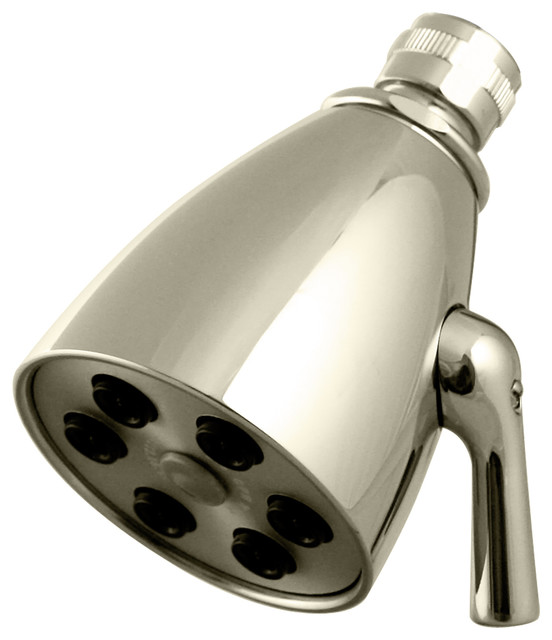 6Jet Adjustable Shower Head In Polished Nickel Contemporary