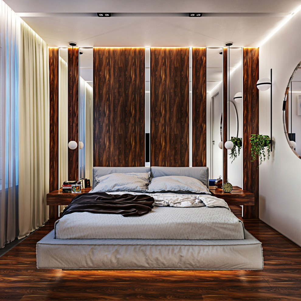 Дизайн квартиры в современном стиле в жилом квартале бизнес-класса «1147»