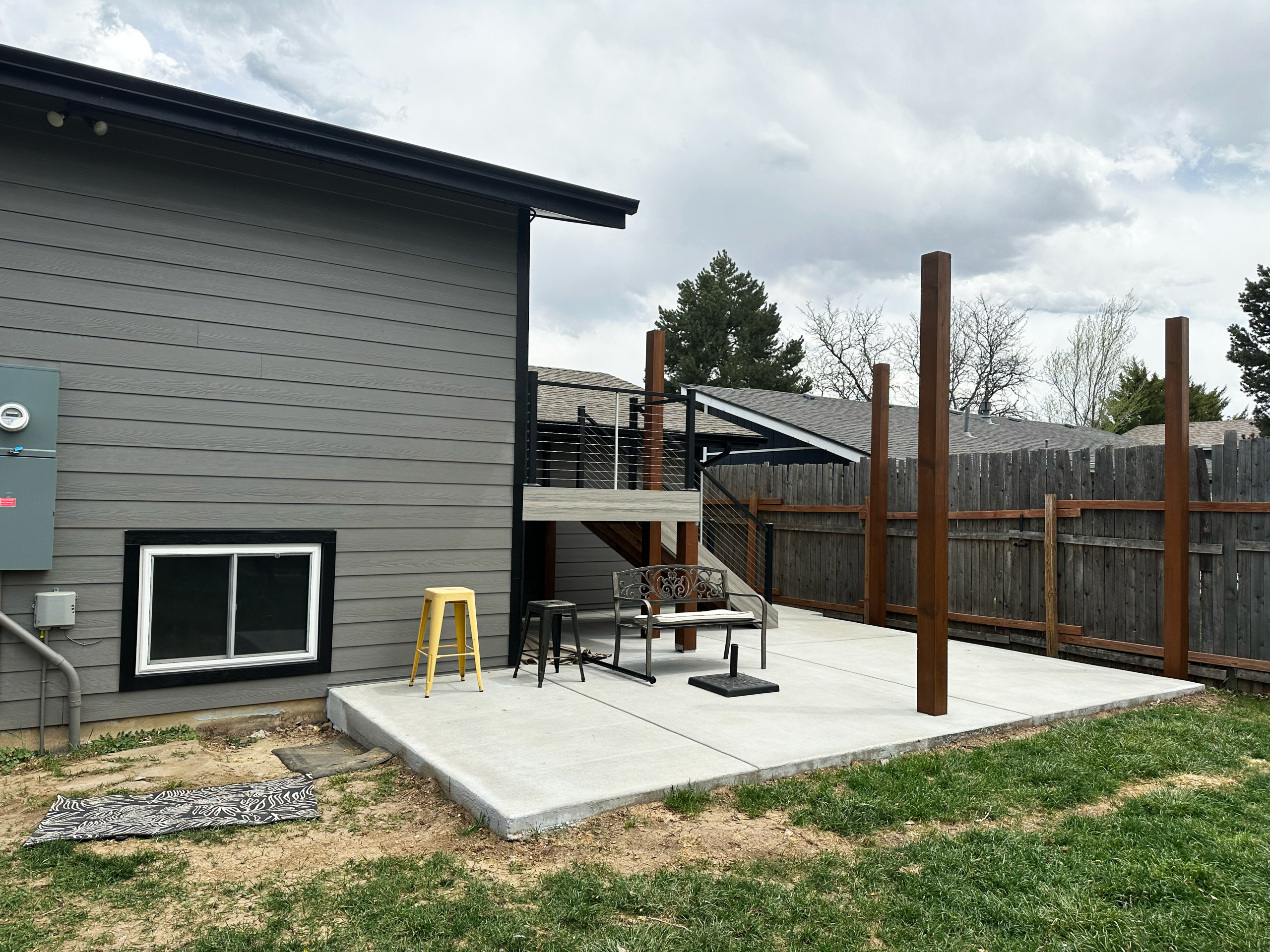 James Hardie New Deck Cable Railing + Shade Sail Posts