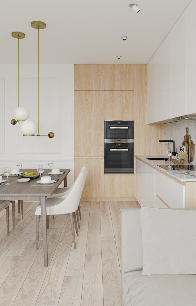 Трехкомнатная квартира в спокойных тонах