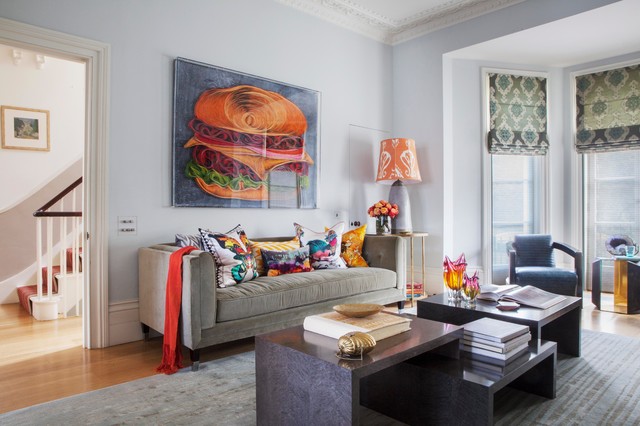 Notting hill Design, Amelia Carter contemporary-living-room