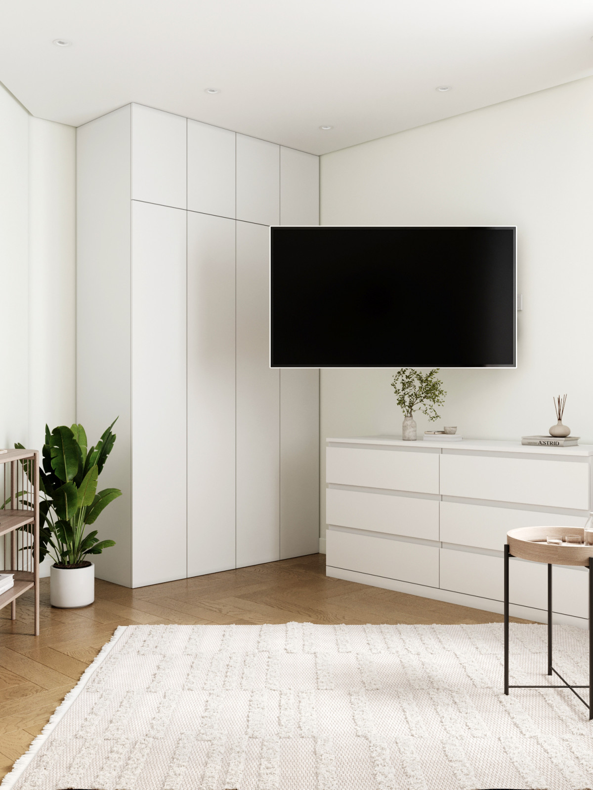 Трехкомнатная квартира в городе Дубнаа