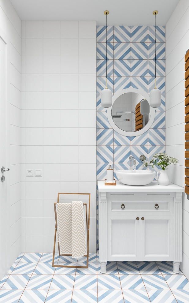 Ванная в скандинавском стиле