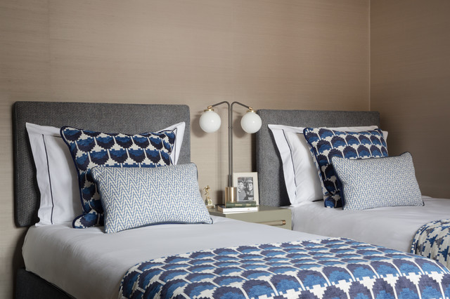 Queens Gate Apartment, London contemporary-bedroom
