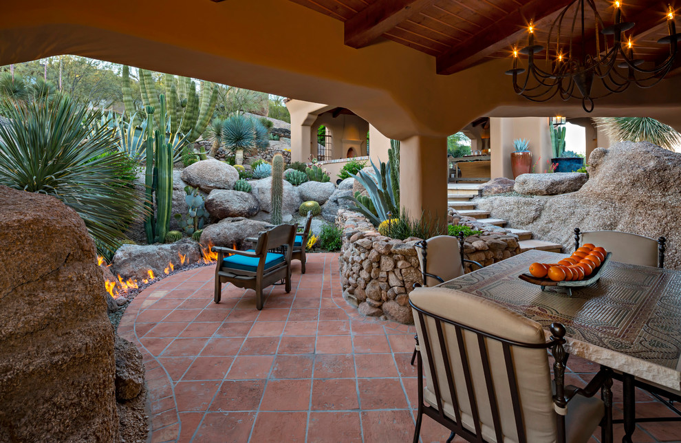 This is an example of a large patio in Phoenix.