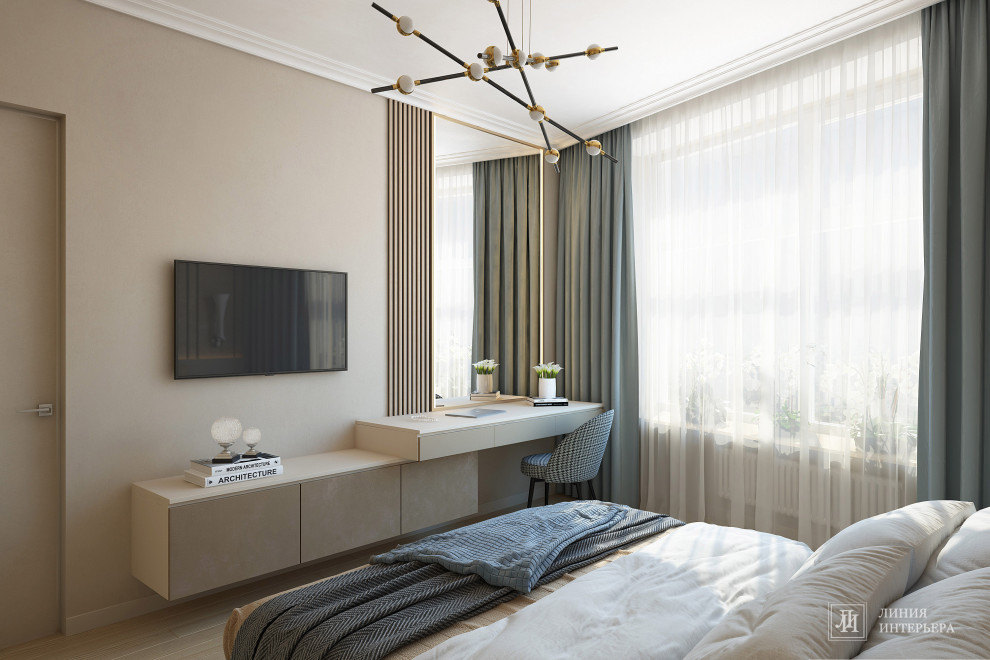 Дизайн интерьера 3-х комнатной квартиры в ЖК Триколор