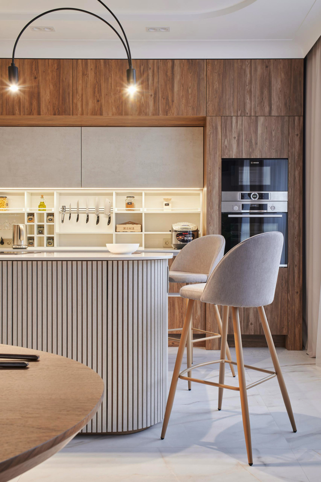 Кухня-гостиная 74 кв.м. 2020 г. Фотографии.