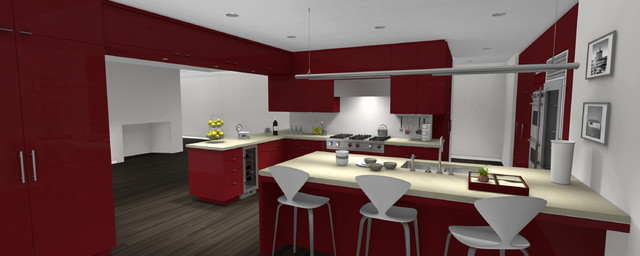 Kitchen Design Visualization rendering