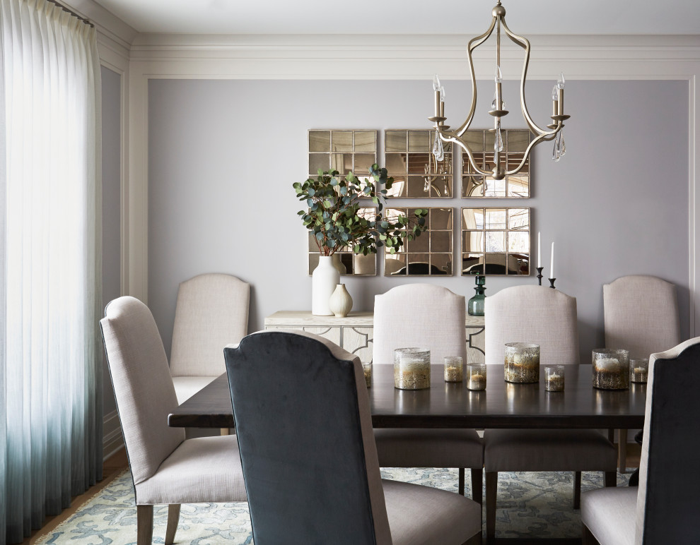 Dining room - transitional dining room idea