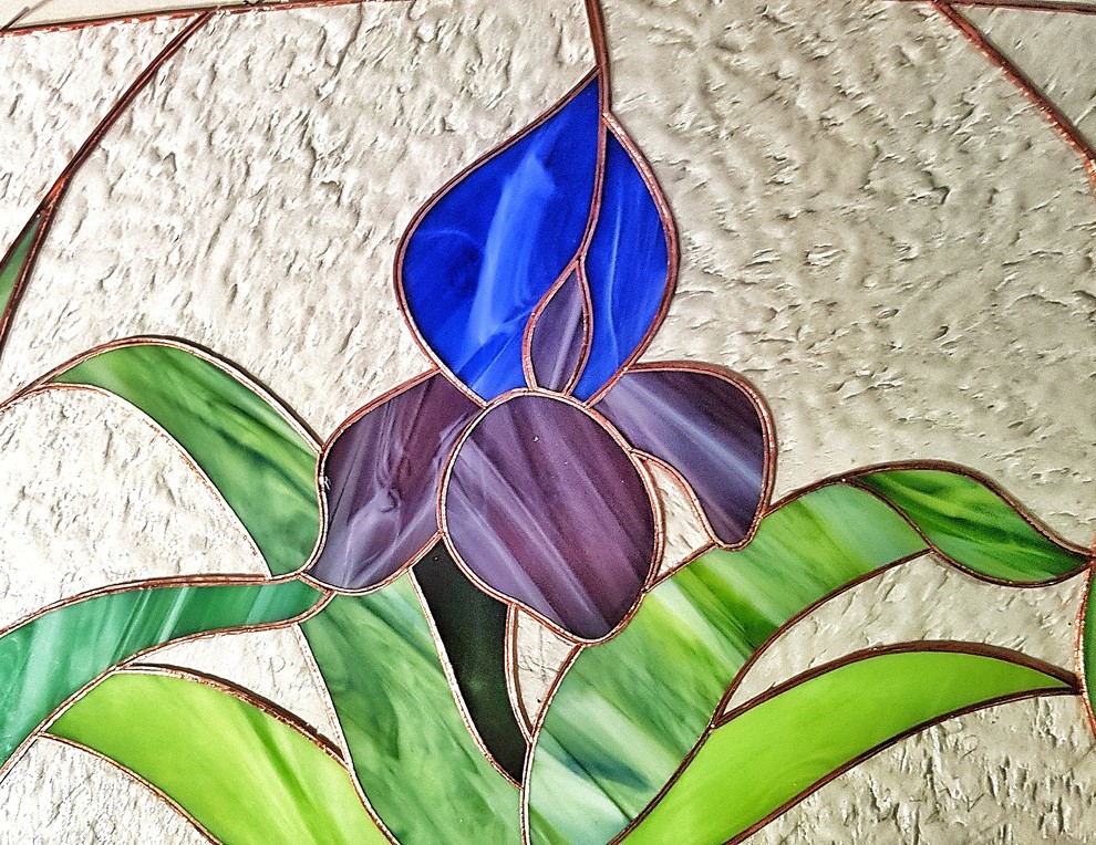 Двери с витражами