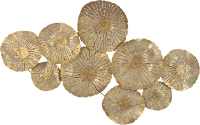 Gold Metal Wall Decor large circles wall decor gold - contemporary - metal wall art - Gold Metal Wall Decor large circles wall decor gold - contemporary - metal wall art -