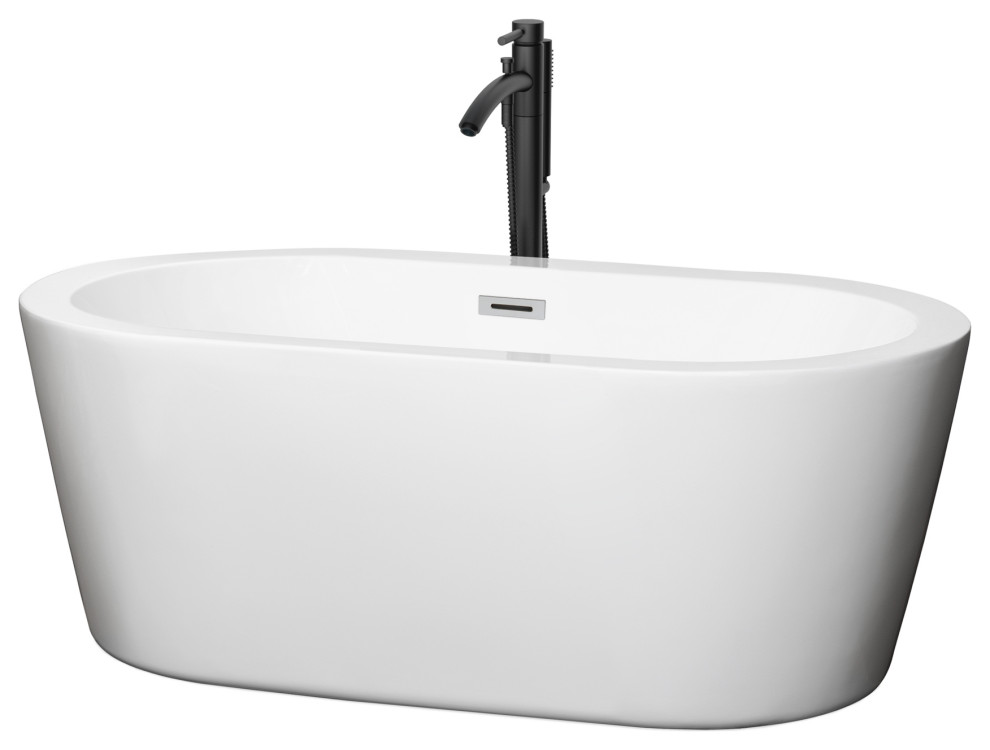 60" Freestanding Bathtub Contemporary Bathtubs by PARMA HOME Houzz