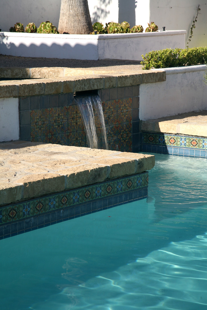 Inspiration for a mediterranean pool in Los Angeles.