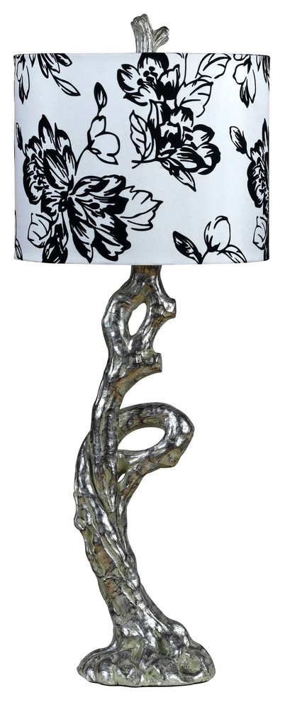 Cal Lighting BO-455 100 W Tree BranCH Resin Table Lamp