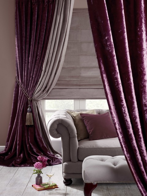 Opulence Silver Roman Blind