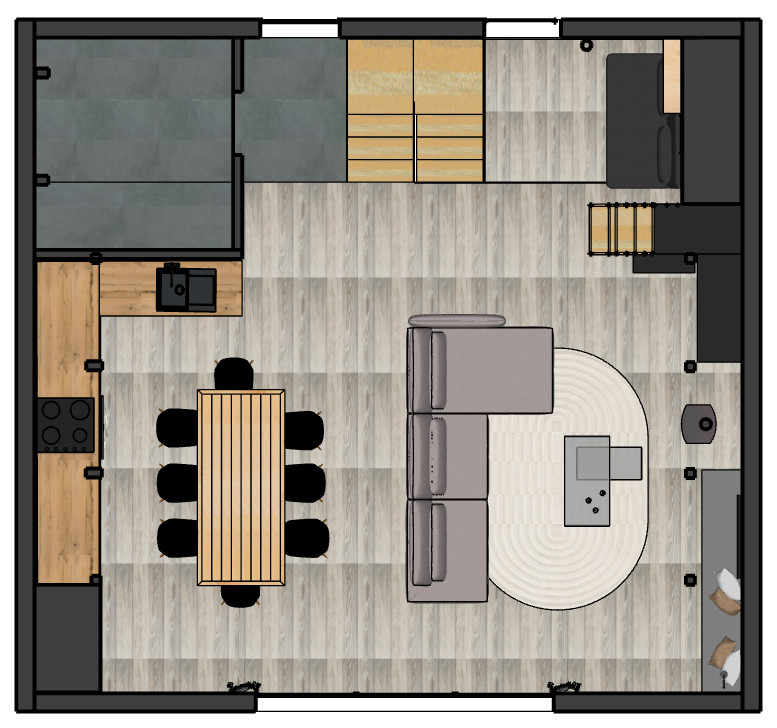 Projet décoration chalet style montagne chic