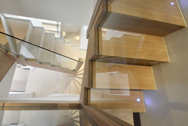 Belgravia Mews House modern-staircase