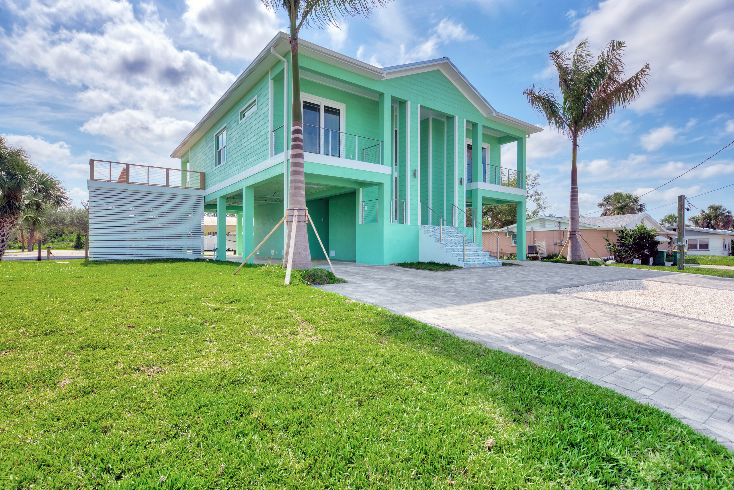Inspiration for a coastal exterior home remodel