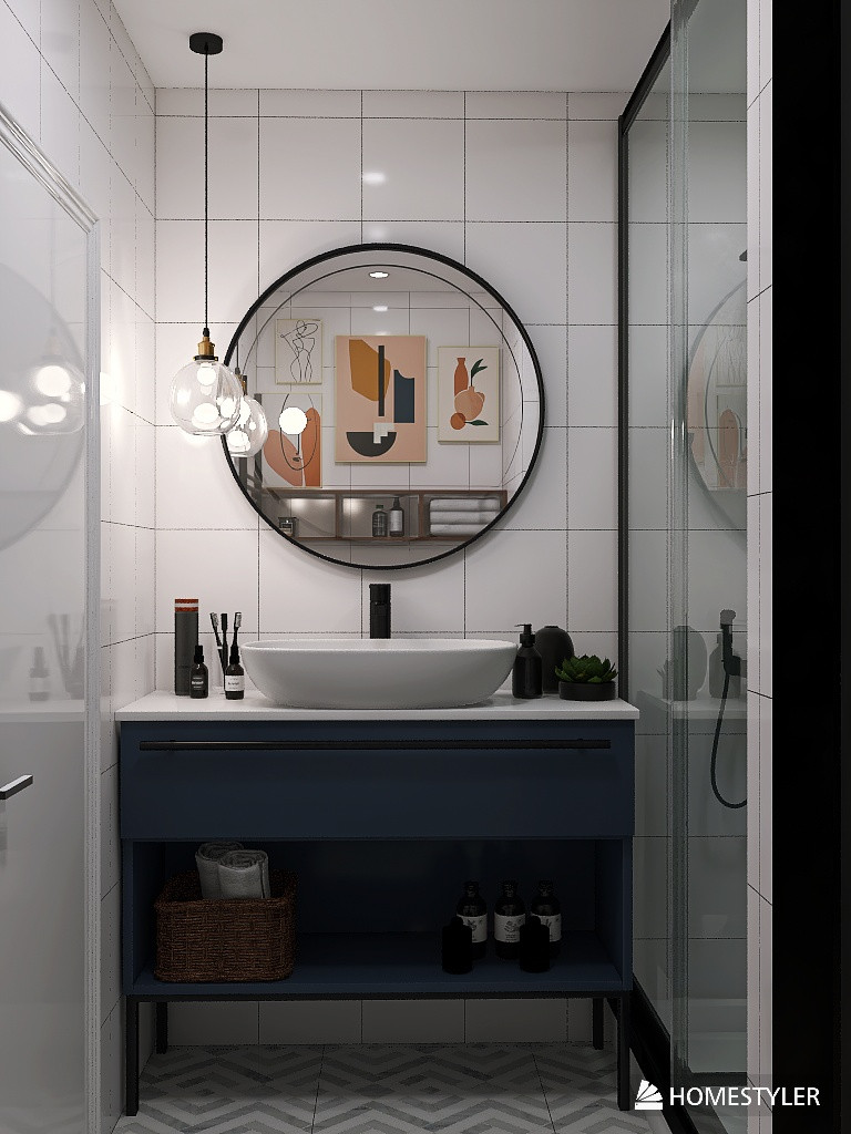 Однокомнатная квартира в стиле Midchentury