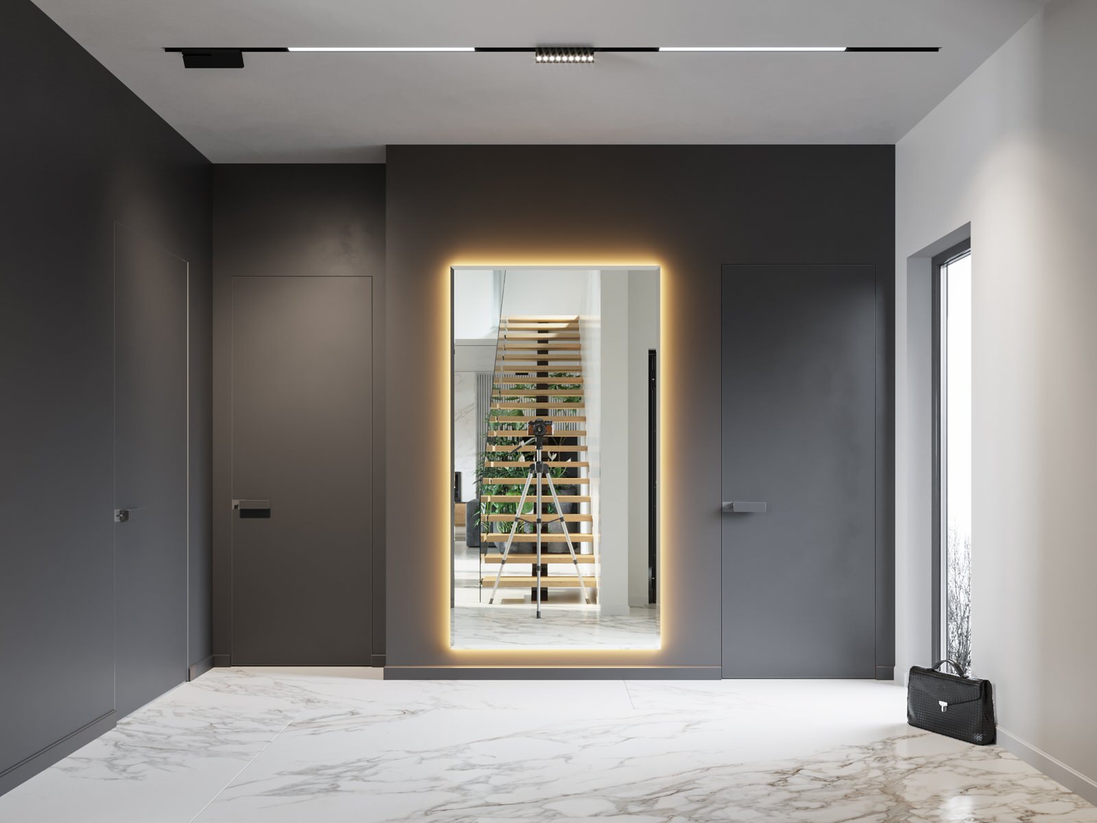 Загородный дом под Санкт-Петербургом. Прихожая