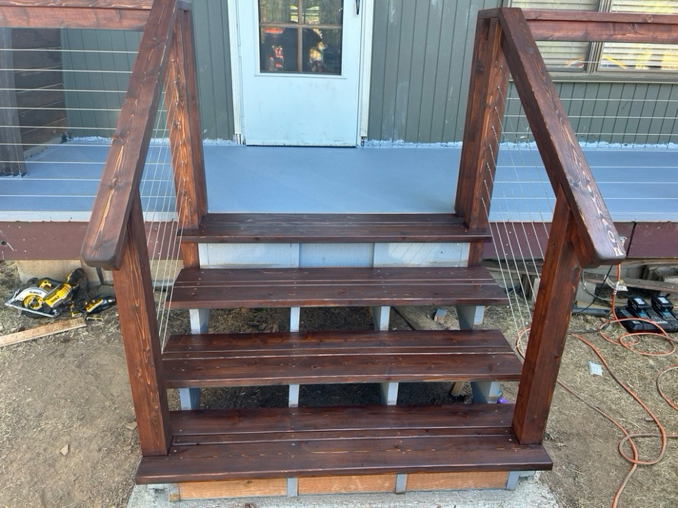 Waterproof deck and stairs
