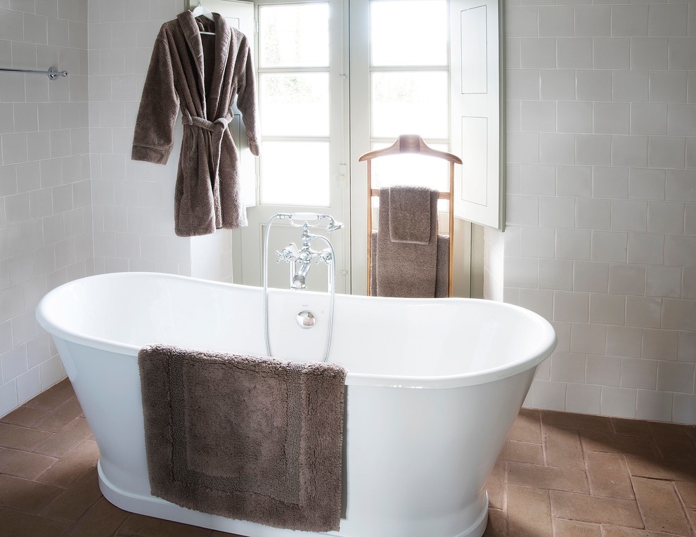 Inspiration for a contemporary bathroom remodel in Other