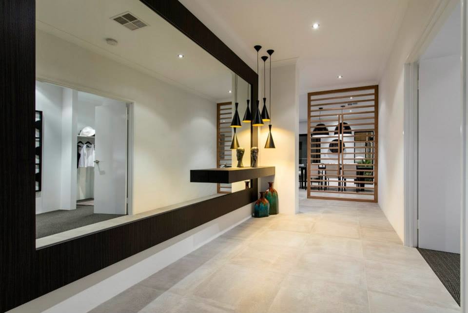 This is an example of a contemporary entryway in Perth.