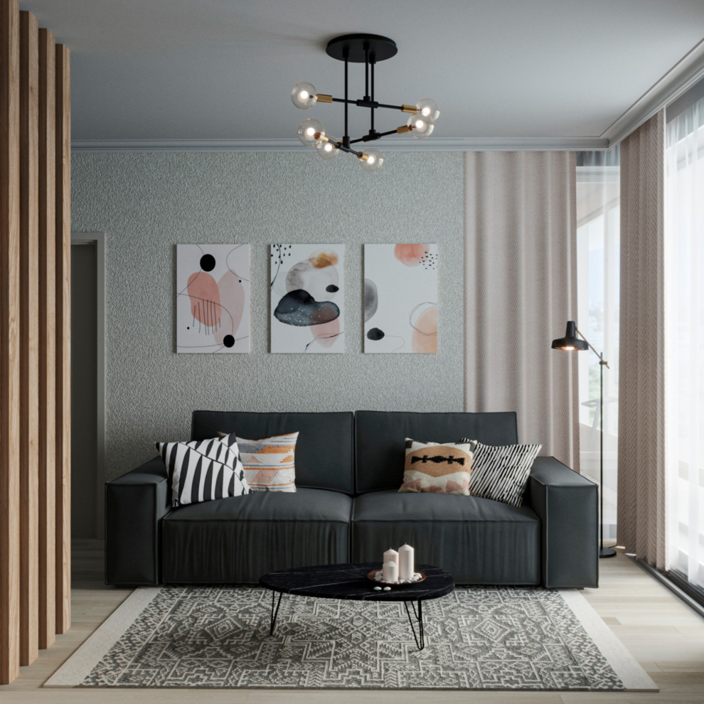 Проект однокомнатной квартиры для семейной пары