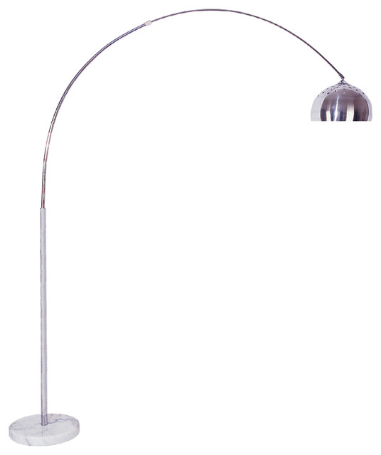 85 Tall Metal Floor Lamp With White Marble Base Arch Design 85 Tall Metal Floor Lamp With White Marble Base Arch Design