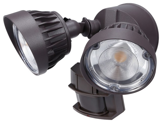 30w Dual Head Motion Activated Led Security Light 3000k Warm White