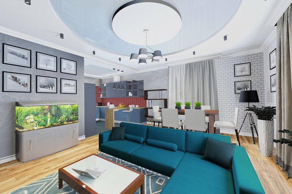 Совмещенная студия в частном доме