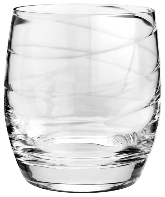 Vega Glassware Series Virtual Set of 4, Universal Glass Contemporary