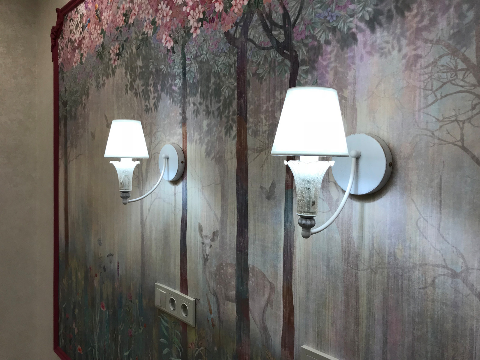 Детская с оленями, 24кв.м с гардеробной 3,6кв.м.