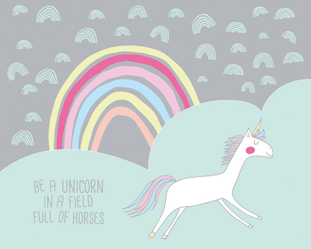 Unicorn Wall Mural