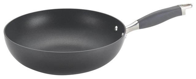 Advanced Hard-Anodized Nonstick 12" Covered Ultimate Pan, Gray