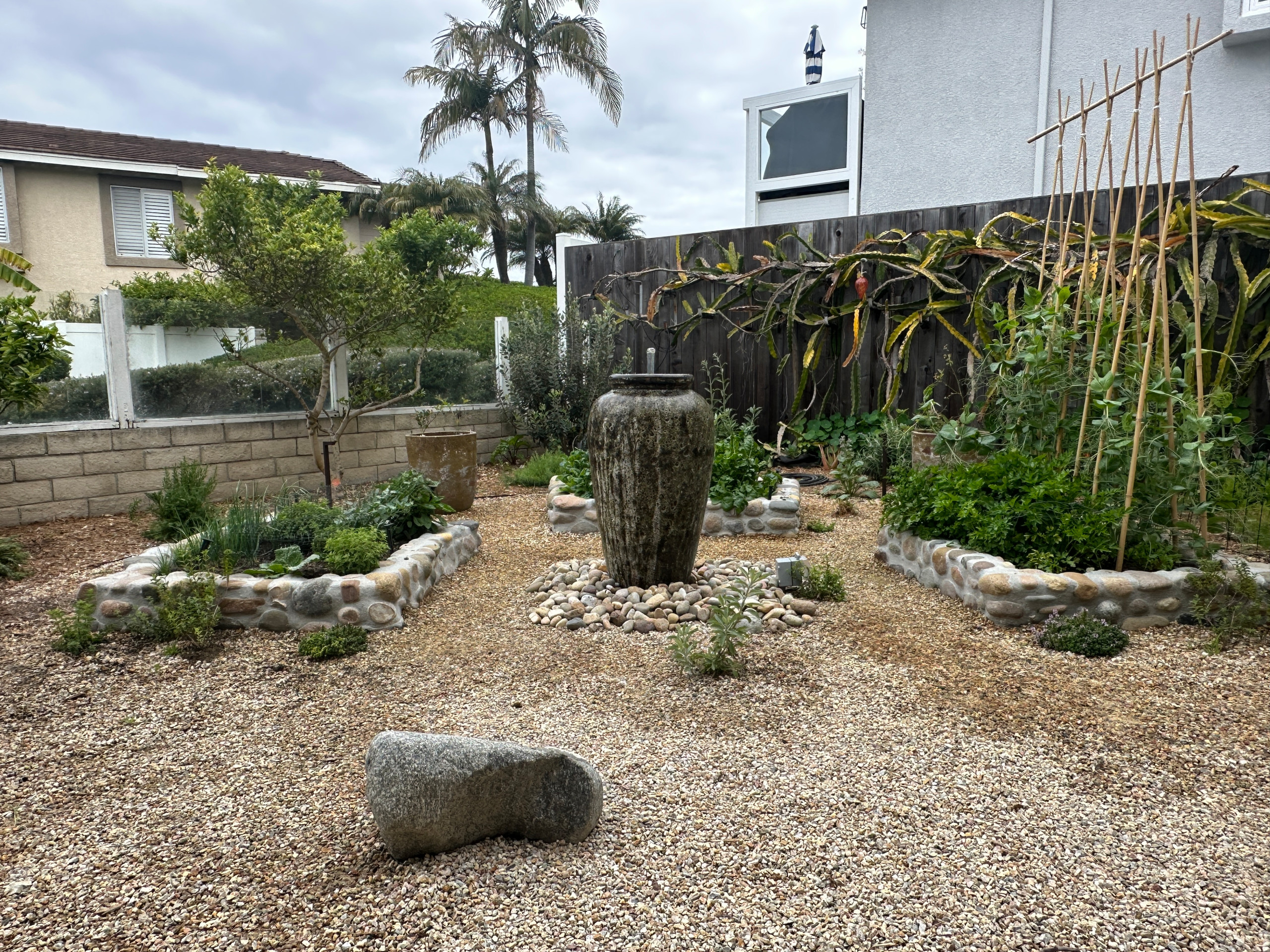 Naturalistic Drought-Tolerant Potager Garden