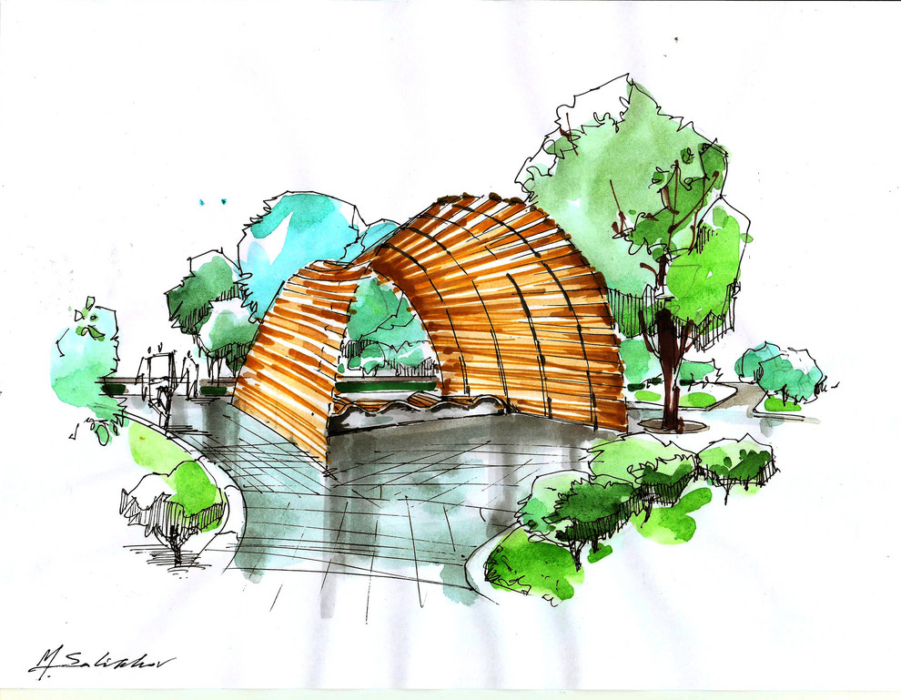 ландшафтный скетч