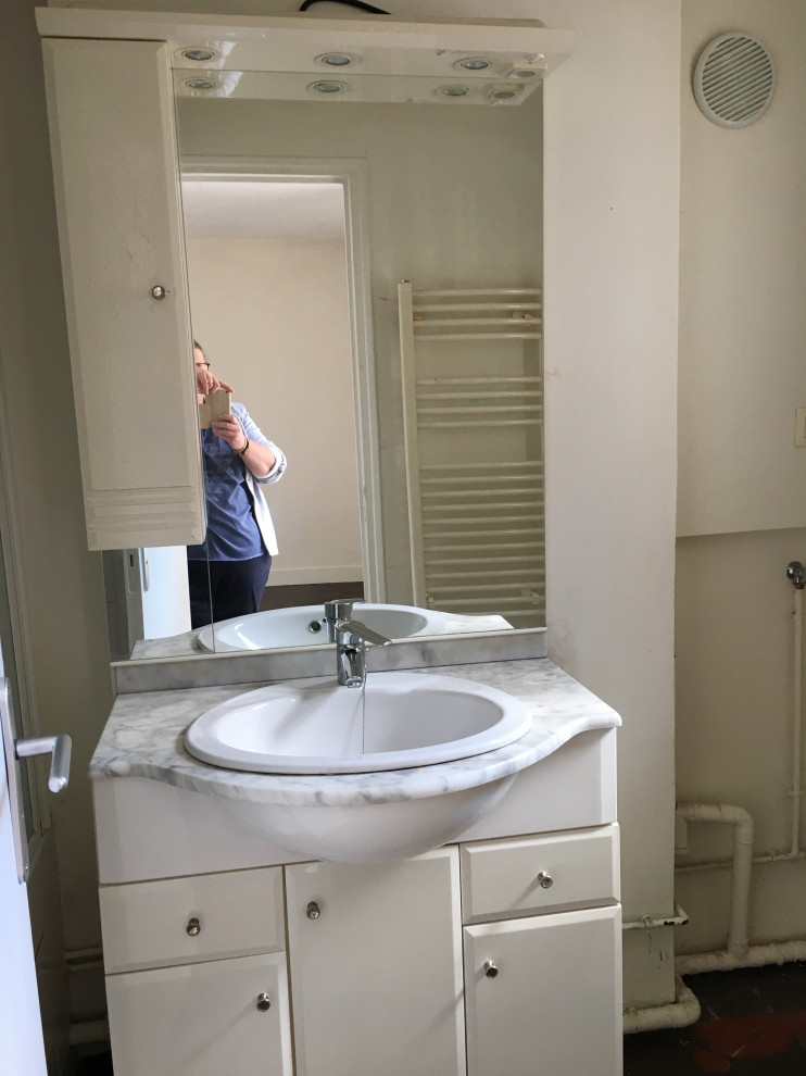 Salle de bain : avant