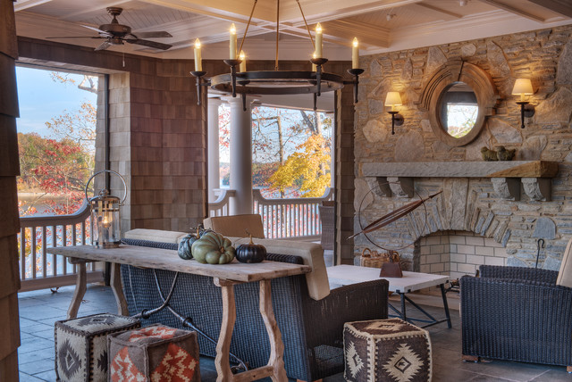 Rustic Porch traditional-porch