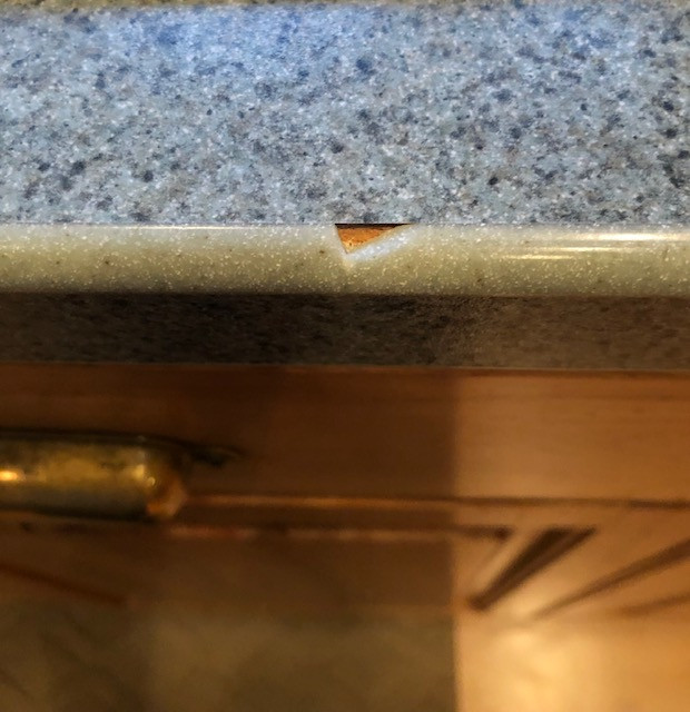 how do I fix a small chip in corian