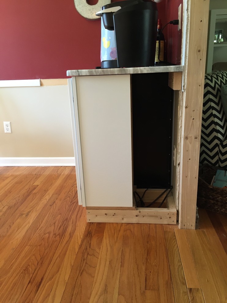 Ideas to fill gap between counter and wall?